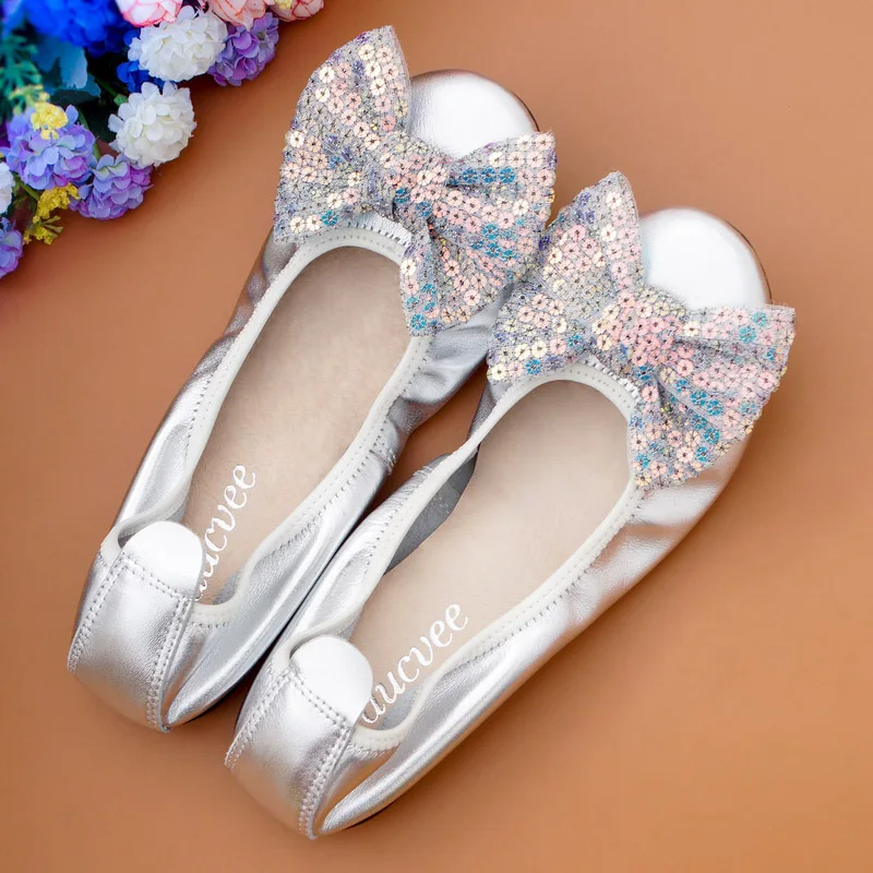 SILVER PINK BOW