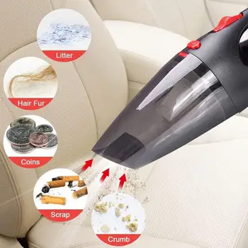 

120W Car Cleaners Handheld Office Portable Vacuum Cleaner Debris ABS Durable Pet Hair Handheld Vacuum Cleaner Home Liquid