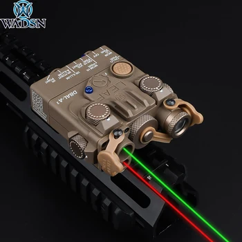 

WADSN Airsoft DBAL-A2 Mini Weapon Tactical PEQ Red & Green Aiming Laser Led White Light Illuminator Battery Box laser Sight