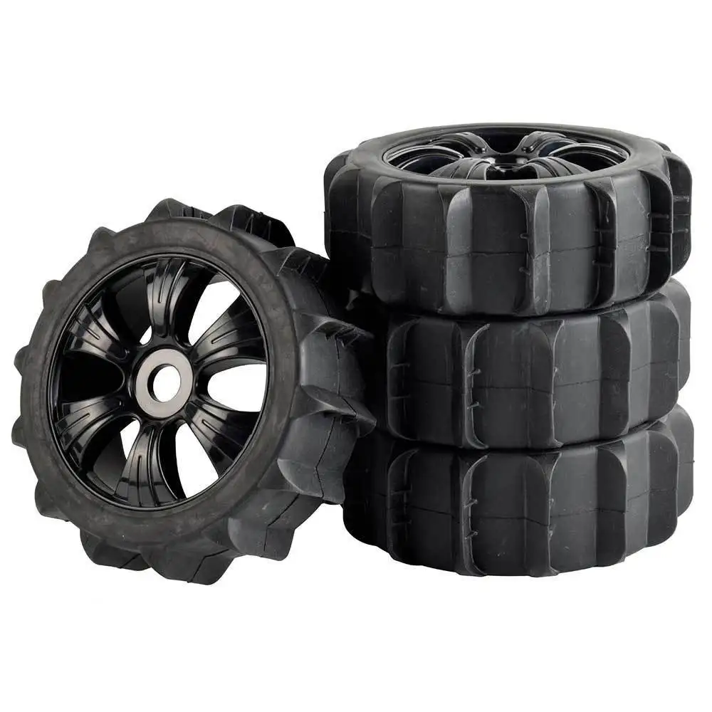 

RC 82-T808 Wheel & Rubber Tires insert sponge 4Pcs For HSP KYOSHO 1:8 Sandy Buggy