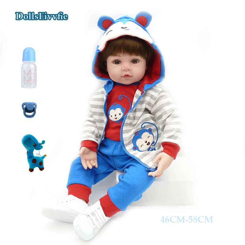 Кукла BeBe Rebron 48 см Силиконовая Реалистичная кукла для регенерации bebe игрушка