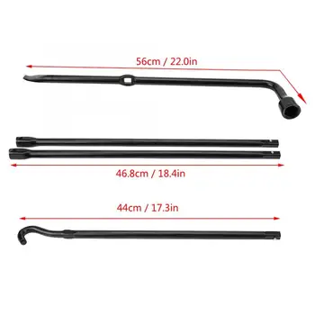 

L Shape Tire Lug Wrench Repair Tool with Leather Case for Ford F-150 (all cabs) 2004-2014 Iron