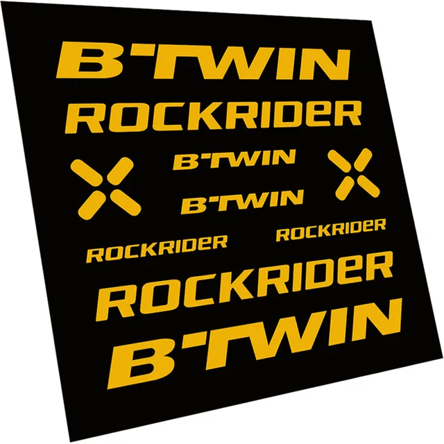 btwin cycle stickers
