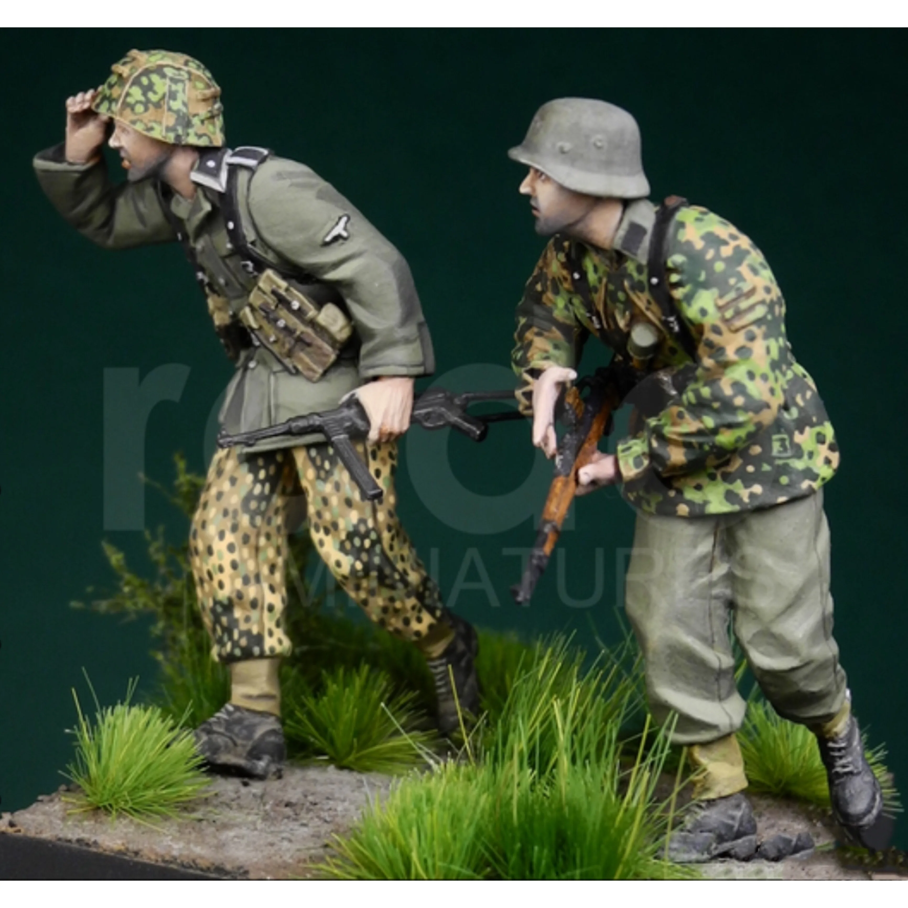 1/35 Resin Model Figure GKï¼ŒWorld War II military theme ï¼Œ Unassembled and unpainted kit