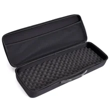 Черный Прочный переноска EVA упаковка для хранения рыболовная сумка практичная Противоударная жесткая удочка держатель открытый ящик для инструментов аксессуары портативный