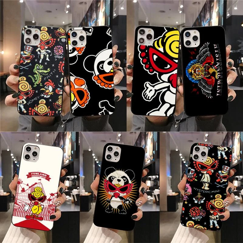 iphone 8 phone cases Japan lovely hysteric mini Phone Case for iphone 12 pro max mini 11 pro XS MAX 8 7 6 6S Plus X 5S SE 2020 XR case iphone 7 cover