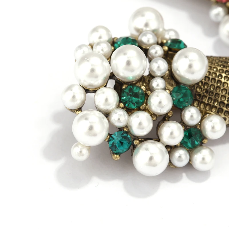 H660339X冰激凌珍珠水晶胸针 (10)