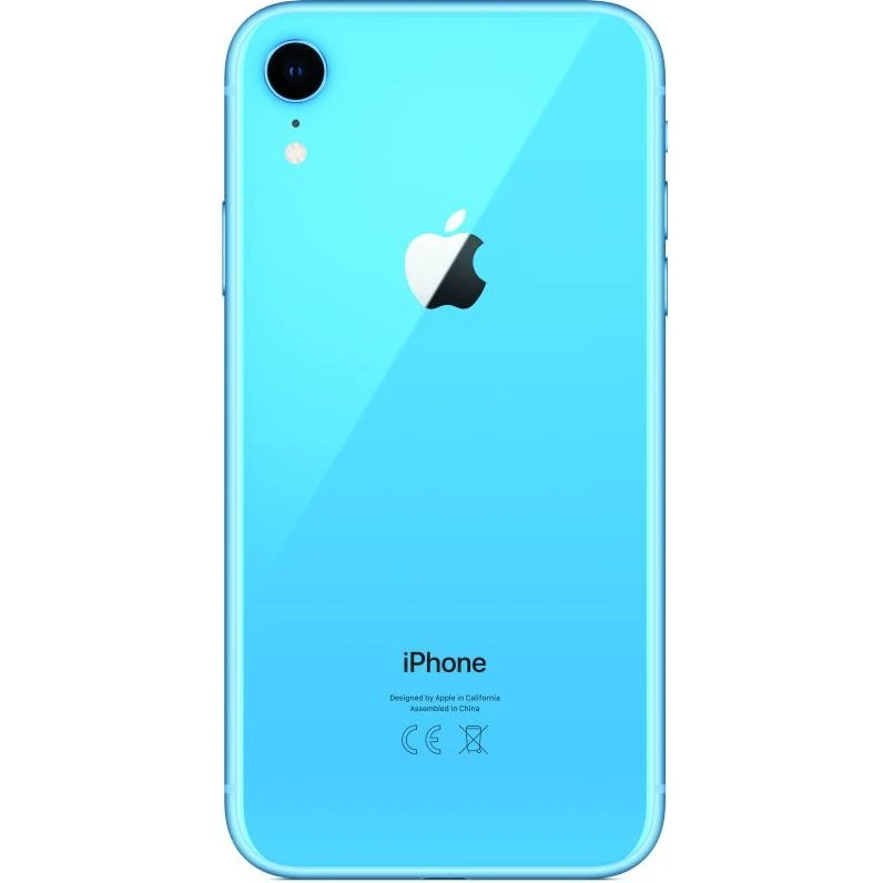Смартфон Apple iPhone XR MRYA2RU/A 64Gb голубой 3G 4G 1Sim 6.1" IPS 828x1792 iOS 12 12Mpix WiFi NFC