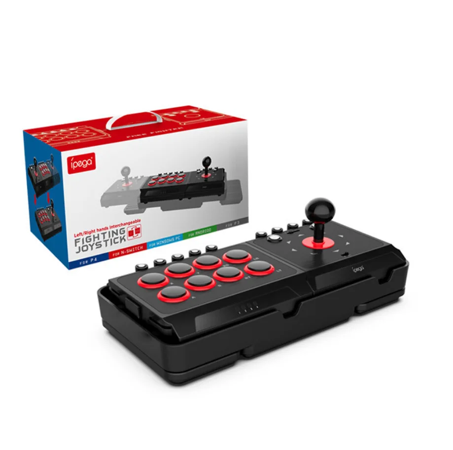 

DC 5V USB Wired Fighting Joystick Arcade Station Fight Stick Game Controller with Turbo Macro for PS4/PS3/PC/NS Switch/Android