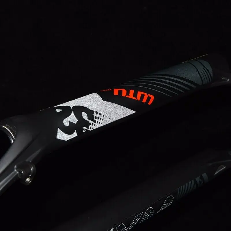 MTB 29 27,5 2" Велосипедная вилка вилки для горных велосипедов прямая труба воздушная ударная вилка QR Аксессуары для велосипеда