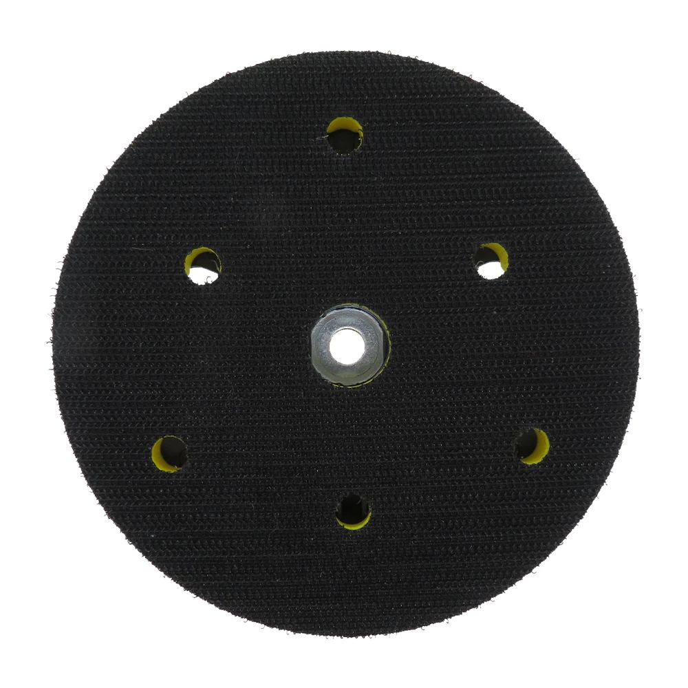 5 "6-loch Staub Kostenloser Sichern Pad Haken & Loop Schleifen Platte für Festool DA Polierer Selbst Klebstoff zurück Platte – Detail 2