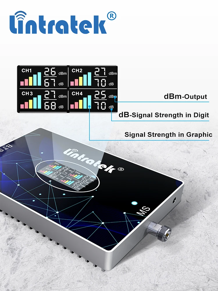 4-Band Signal Repeater For Mobile Phone 800(Band