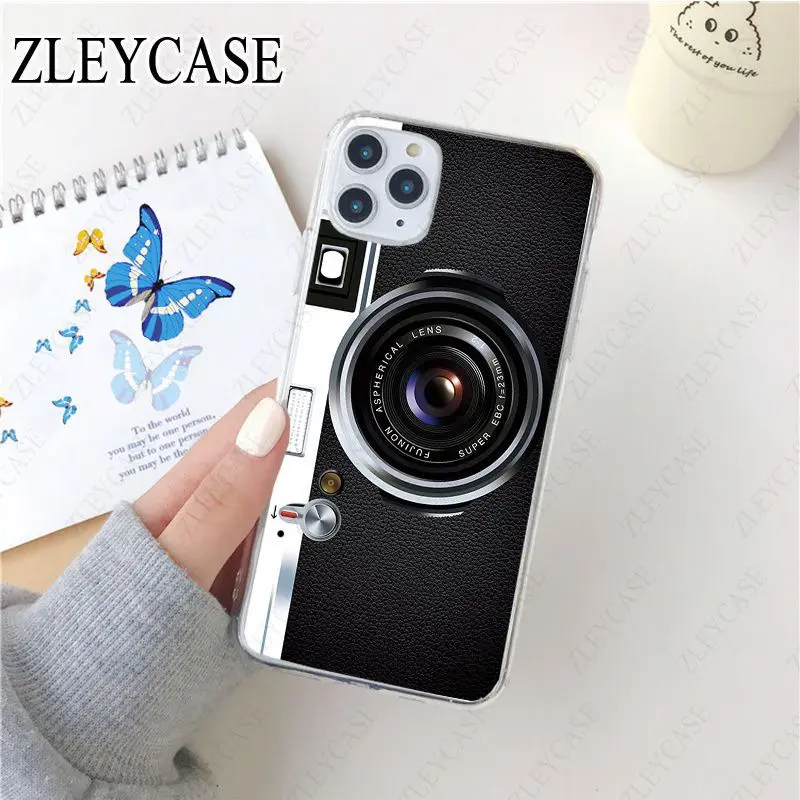 classic retro Black silver camera