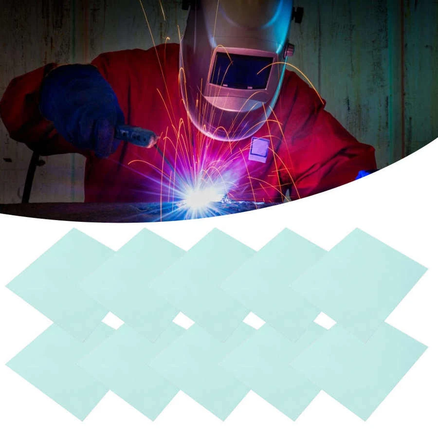 Welding Safety Lens Plates Welding Helmet Lens 10 pcs 138x122mm Auto Darkening Welding Helmet Transparent Protective Lens Replacement Welding Safety Lens Plates Welding Helmet Lens 10 pcs 138x122mm Auto Darkening Welding Helmet Transparent Protective Lens Replacement