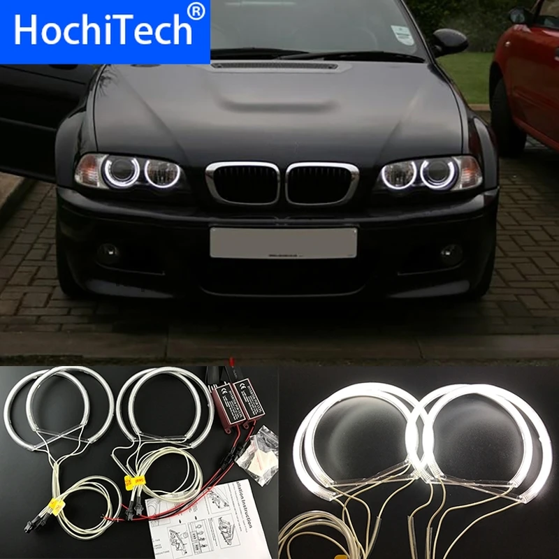 HochiTech для BMW 98 03 пред facelift E46 coupe cabrio с проекторами Белый CCFL головной светильник