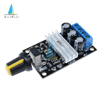 

DC 6-28V 3A 80W PWM Motor Speed Controller Regulator Adjustable Variable Speed Control With Potentiometer Switch 12V 24V