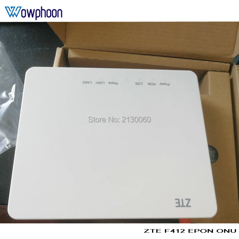 50Pcs ZTE ZXA10 F412 EPON ONU 1GE+ 1FE+ 1TEL fiber