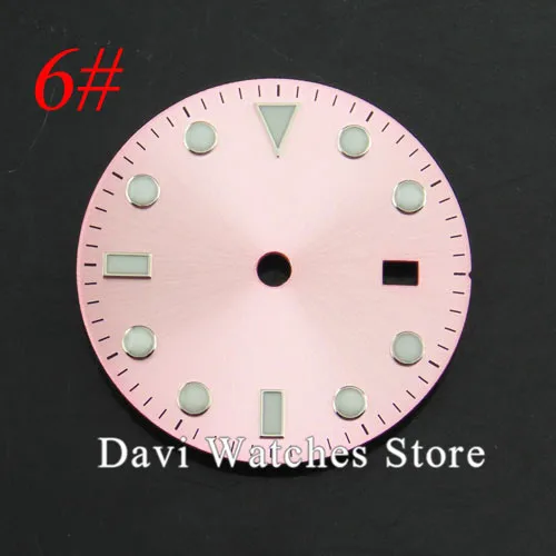 28,5 мм часы комплект с циферблатом ETA 2836/2824 Mingzhu DG2813, DG3804 Move Мужские t аксессуары для часов - Цвет: No6