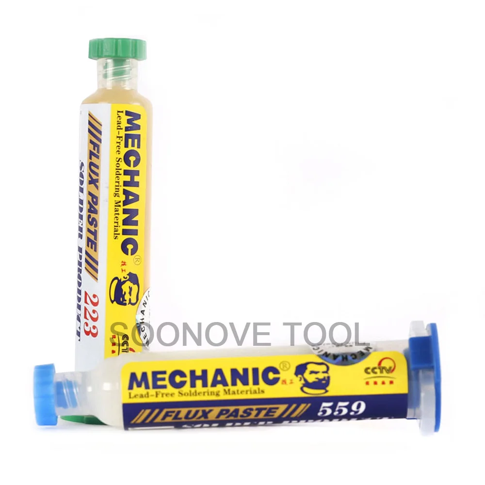 MECHANIC 223/559 10CC паяльная паста высокой активности без очистки для ремонта