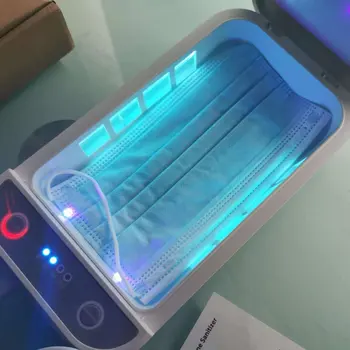 

Uv Disinfection Box Dust Removal Sterilize Cell Phone Key Portable Household Disinfection Machine Sterilizer Storage Box