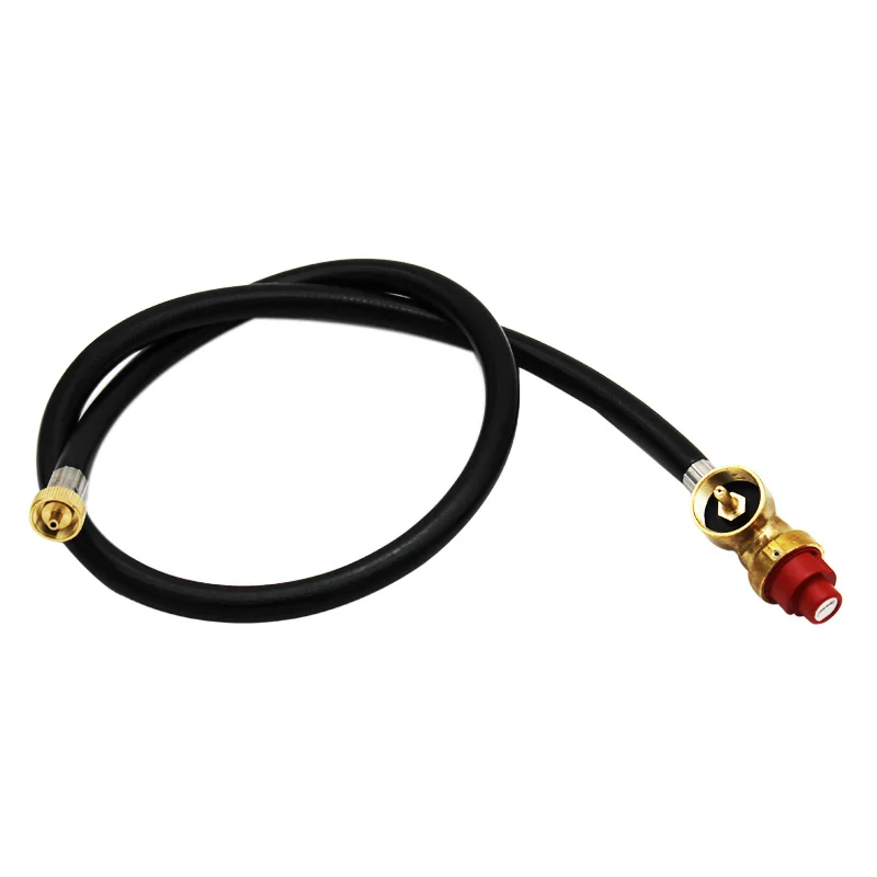 Fuel Propane Butane Gas Portable Camping Stove Replacement 3FT Regulator with Hose Convert to 1 lb Propane Bottle