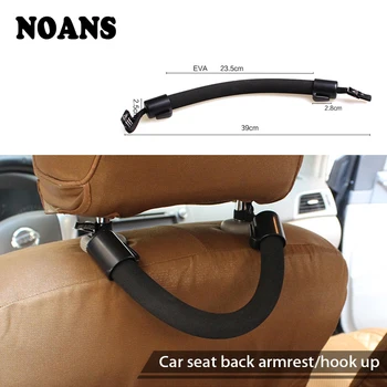 

NOANS Car Seat Back Headrest Holder Handle Styling For Hyundai Solaris i30 Tucson Kia rio ceed sportage 2017 Peugeot 206 307 308