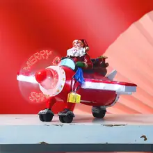 Sapin de noël LED en forme d'avion, 2 styles, ornements de bureau créatifs, cadeau de noël pour enfants, jouet amusant