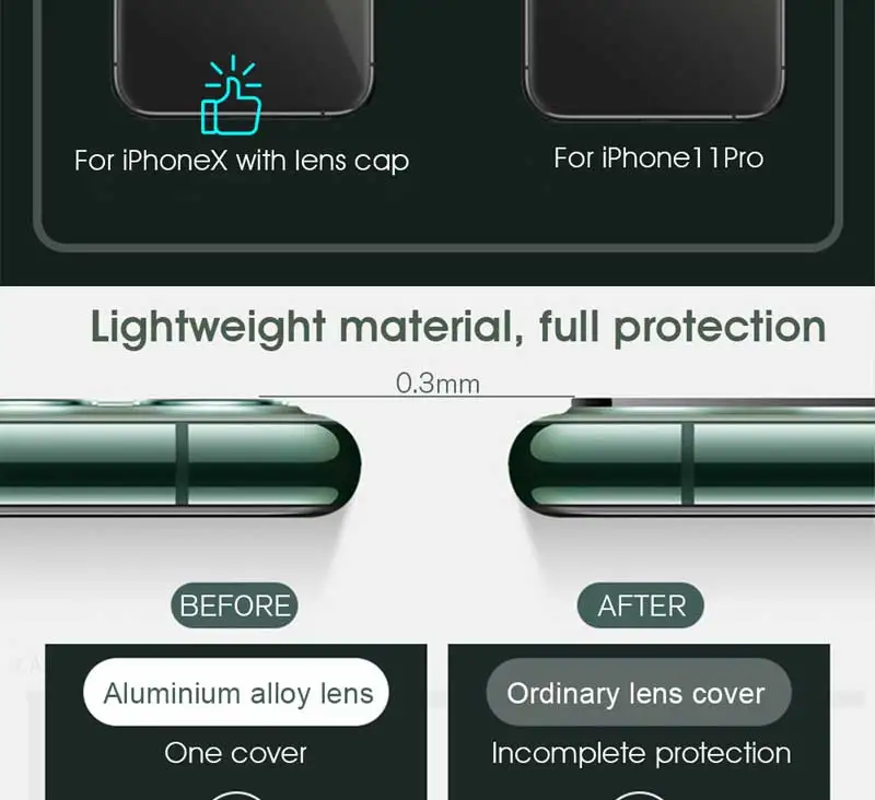 9D полная защита экрана объектива для iPhone XS XR X Xs Max чехол для камеры сменный на iPhone 11 Pro Max Закаленное стекло пленка