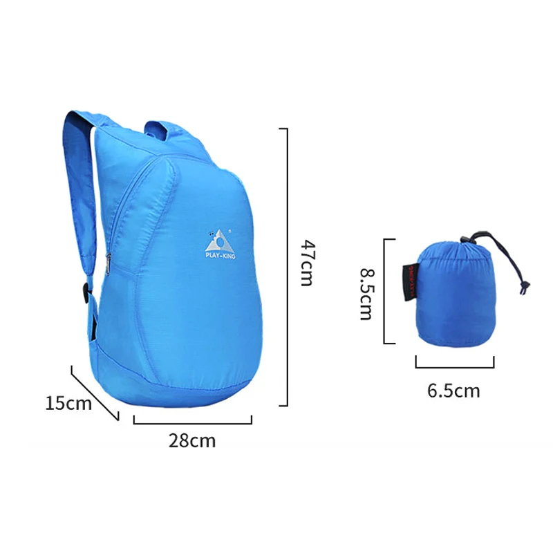 VEQSKING легкий нейлоновый складной рюкзак, водонепроницаемый рюкзак, складная сумка, сверхлегкий рюкзак для женщин и мужчин, для путешествий и пеших прогулок