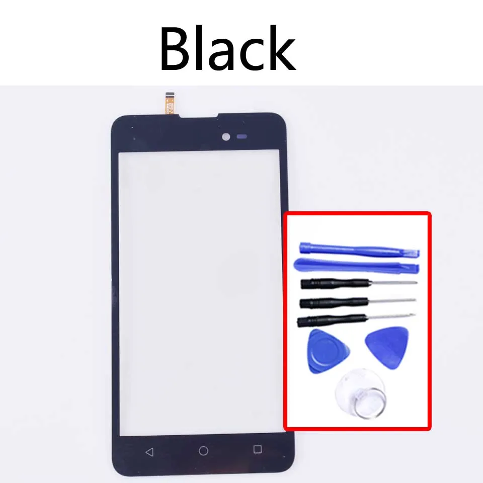 Black-With tool 5," сенсорный экран для Wiko Sunny 2 Plus сенсорный экран панель сенсор дигитайзер стекло без сменные детали для ЖК-экрана - Цвет: Black-With tool