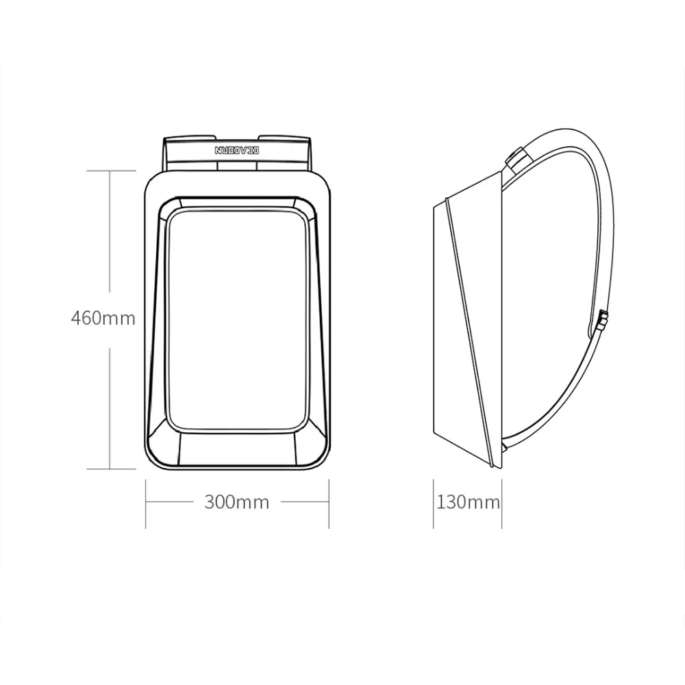 Рюкзак Xiaomi BEABORN серии 15,6 дюймов водонепроницаемый рюкзак для ноутбука для отдыха PU деловой рюкзак