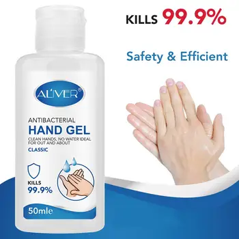 

50ml Disposable Quick-drying Antibacterial Hand Sanitizer Portable Disinfection Gel Wipe Out Bacteria Hand Sanitizer Gel