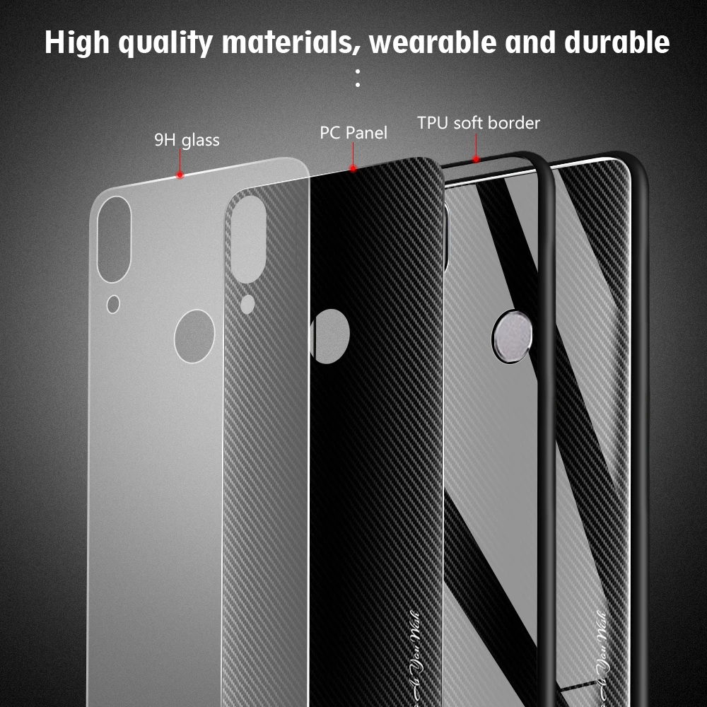 Градиентный чехол из закаленного стекла для ASUS Zenfone Max Pro M1 ZB602KL ZB601KL M2 ZB633KL ZB631KL