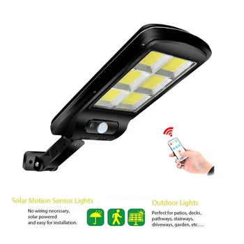 

Solar light lamp floodlight reflector Panel Powered LED Radar Sensor Wall Outdoor Garden Patio Porch Aisle Decoration Landscape