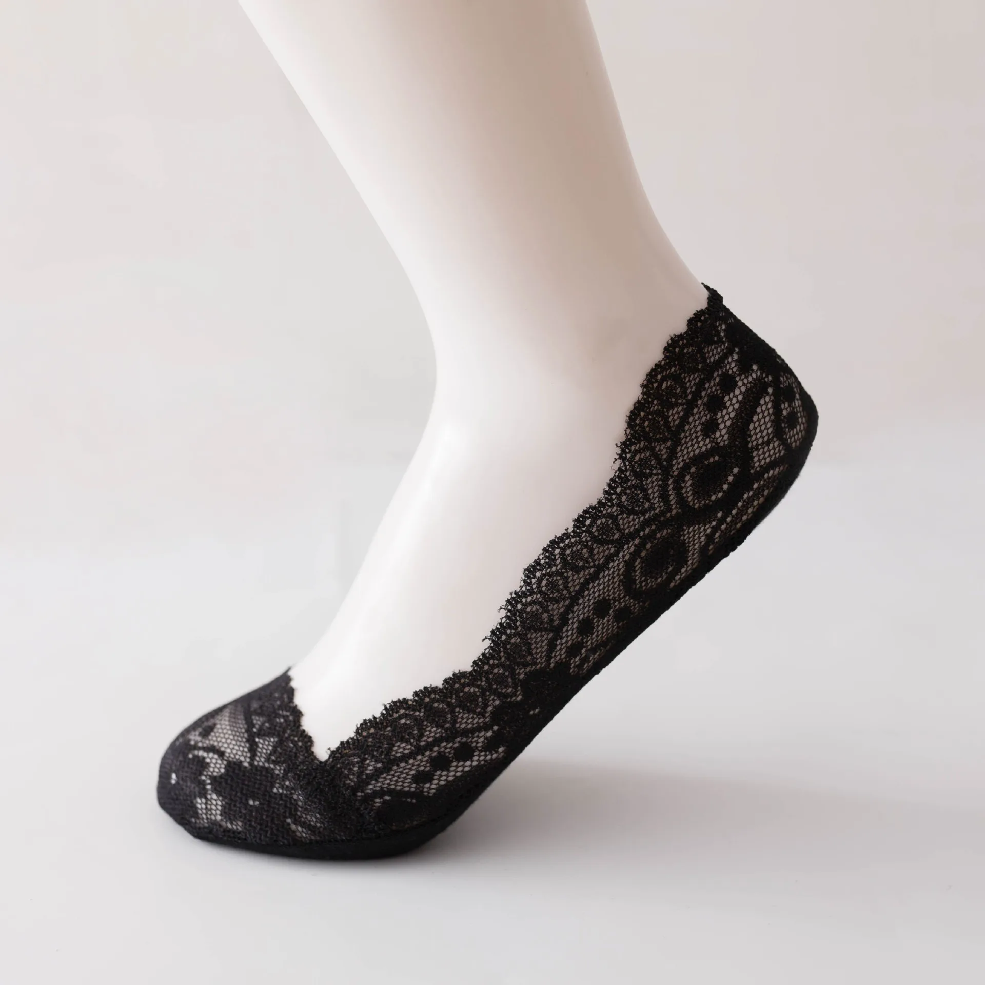 20 пара/лот; летние хлопковые женские короткие носки; модные носки; тапочки для девочек; удобные повседневные женские носки на высоком каблуке - Цвет: (1) black 20 pair