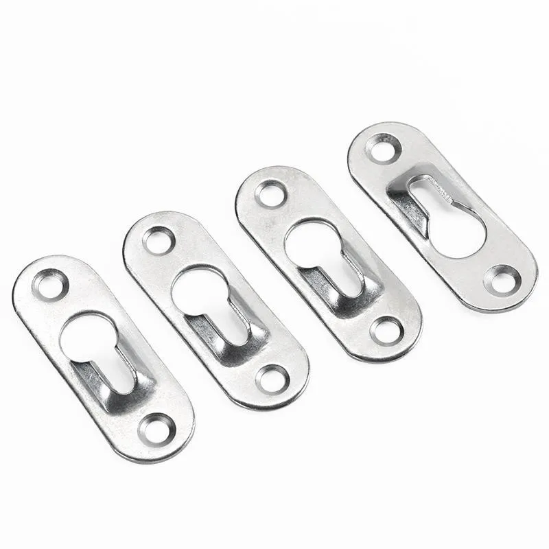 10pcs Picture Hanger Hooks frame Wall Metal Keyhole Hanging Paintings Fasteners Art Gallery Display Mirror Brackets Hardware