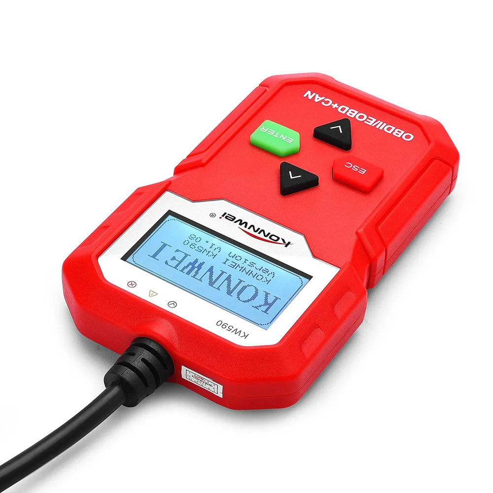 Vehemo OBD2 для KW590 Автомобильная диагностика Авто диагностический сканер инструмент автомобильный диагностический сканер проверка кода двигателя считыватель данных в реальном времени