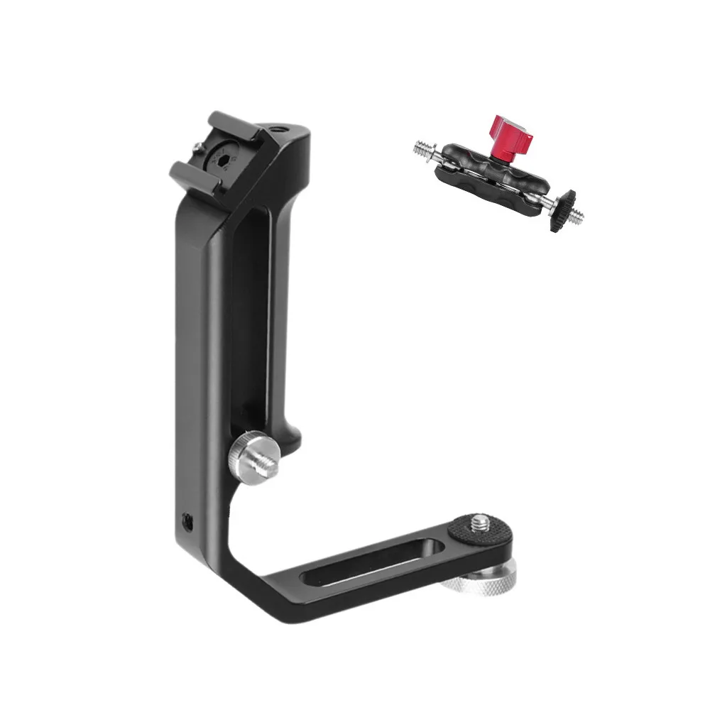 DF DIGITALFOTO M-0667II Универсальный L кронштейн с холодным башмаком для DJI Zhiyun FeiyuTech MOZA и более одной ручкой Gimbals
