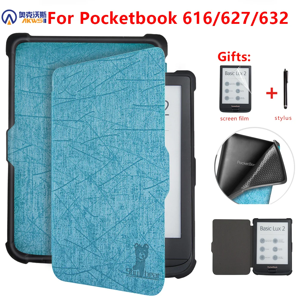 Чехол для электронной книги Pocketbook 616/627/632 Basic Lux 2/touch Lux/touch HD 3|Чехлы планшетов и