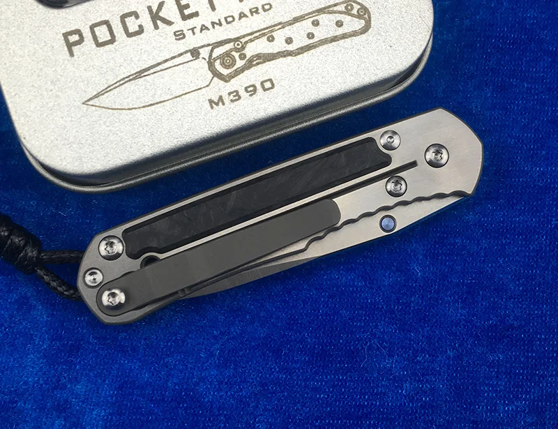 Kevin John small sebenza 21 folding knife M390 blade TC4 Titanium handle outdoor camping hunting pocket fruit Knives EDC tools