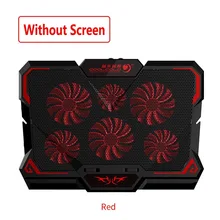 

For Laptop Cooler 6 Fans Laptop Cooling Pad 2 USB Port With Led Screen 2600RPM for 14-17 inch Gaming Laptop Cooler Stand