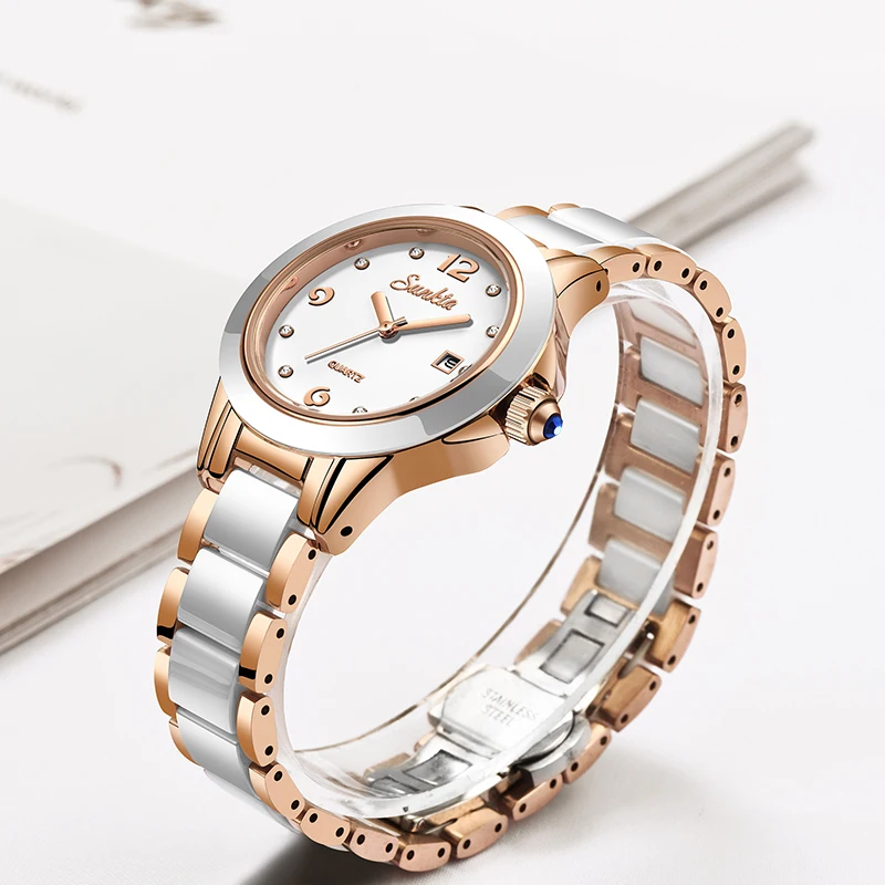 SUNKTA Fashion Women Watches Rose Gold Ladies Bracelet Watches Reloj Mujer 2020 New Creative Waterproof Quartz Watches For Women SUNKTA Fashion Women Watches Rose Gold Ladies Bracelet Watches Reloj Mujer 2020 New Creative Waterproof Quartz Watches For Women