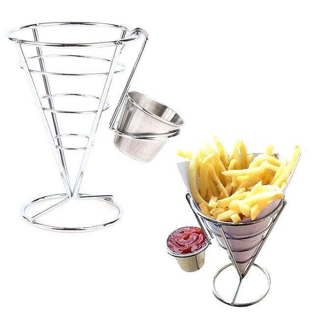 1 Edelstahl Pommes Frites Halterung 49,09 €