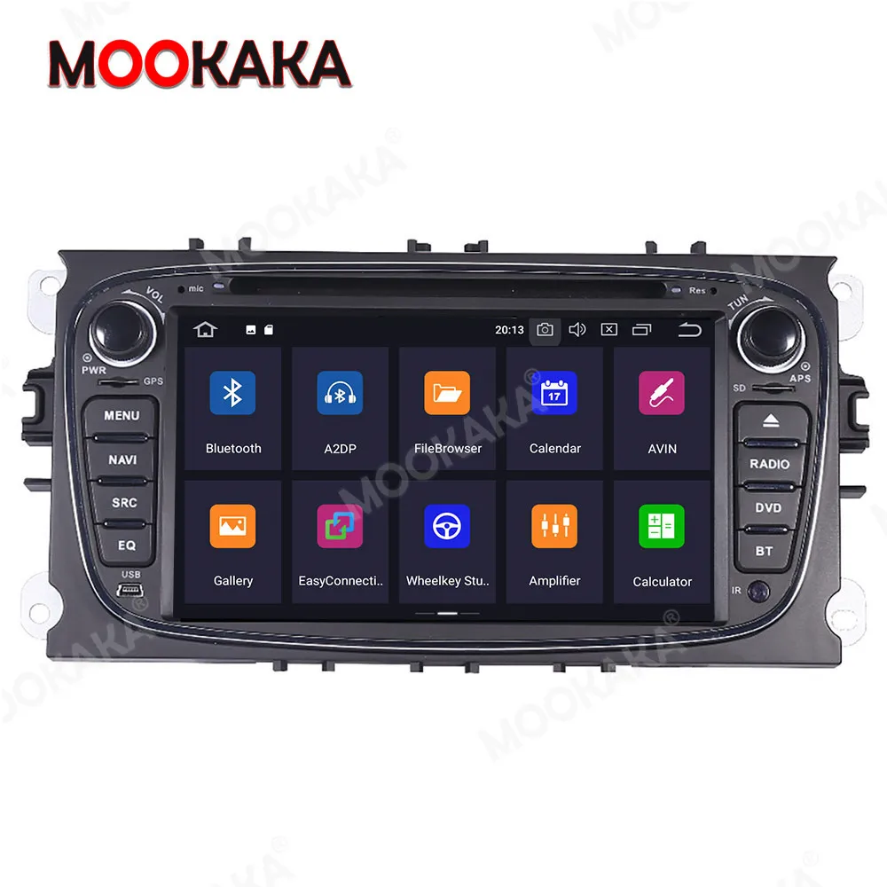 US $284.00 2 Din Car DVD For Ford Focus 2 Mondeo 4 CMax SMax Galaxy Kuga Transit Connect Multimedia Radio GPS Navigation Audio Head Unit