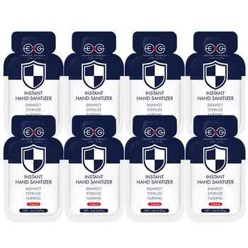 

10pcs Portable Anti Bacterial Disposable Hand Sanitizer Hand Disinfection Gel Quick-Dry Handgel For Kids Adults Home Bathroom