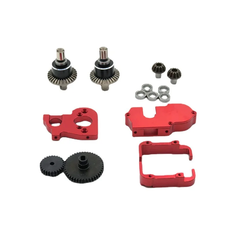 WLtoys 144002 144001 124016 124017 124018 124019 RC Car Parts Metal Modification Assembly Kit, Including Differential, Gear etc. fast rc cars