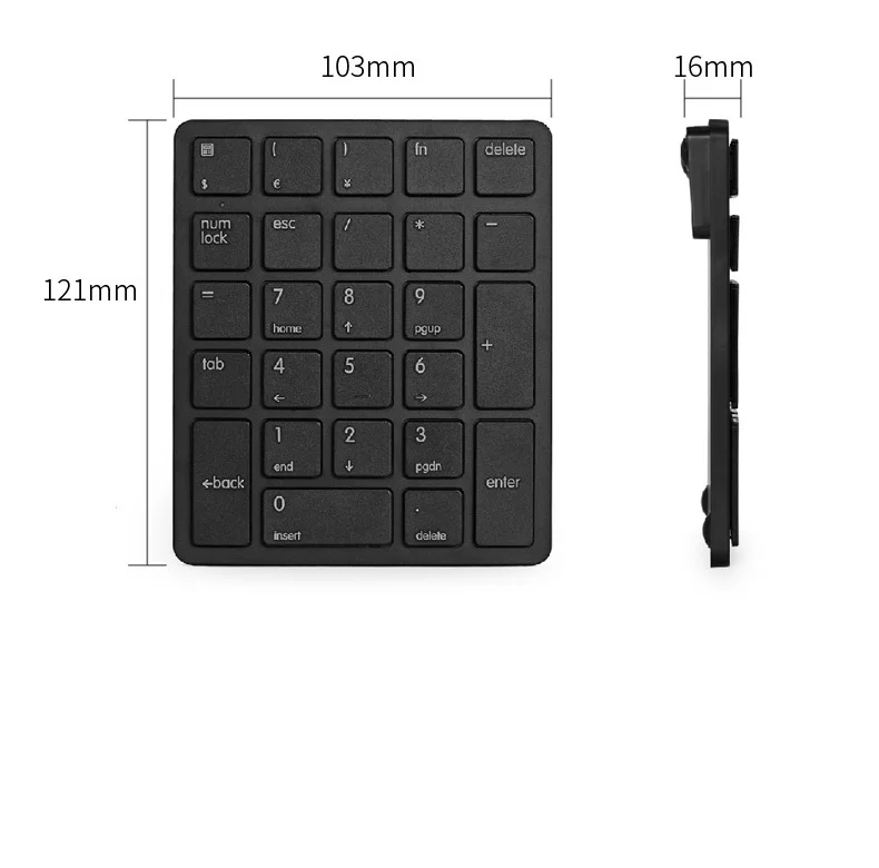 Magicforce NK200 26 ключ ультратонкая USB Проводная Мини-внешняя цифровая клавиатура, удобные клавиши, клавиатура для учета
