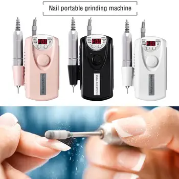 

Nail Electric Nail Drill Device Polish Machine for Manicure Cuticle Remover LCD Visual Revolution Low Noise High Speed