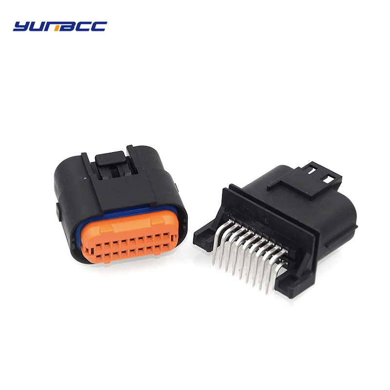 1 Set 18 pin way curved waterproof PCB connector Automotive Connector Ignition Harness plug FCI Replacement Parts MX23A18NF1 |