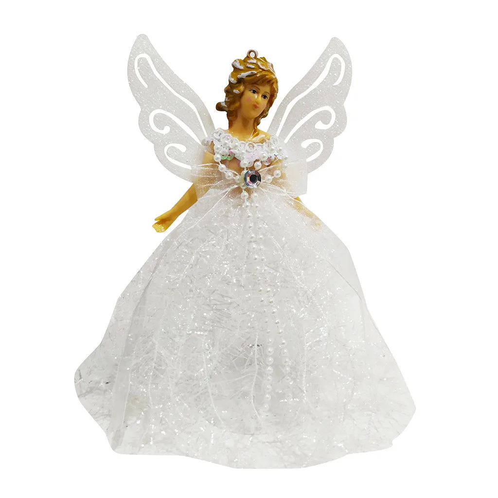 Рождественская Кукла-ангел с крыльями, подарок на Рождество, украшение на елку, подвесная подвеска, декор для рождественской вечеринки, подарки на год